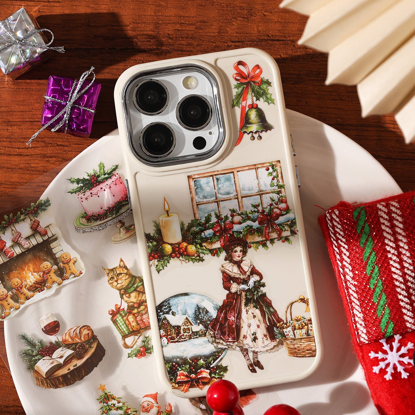 Christmas Letter Sticker Book 20pcs