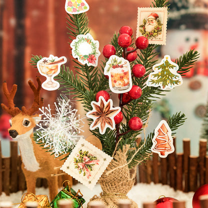 Christmas Small Stickers Box 46pcs