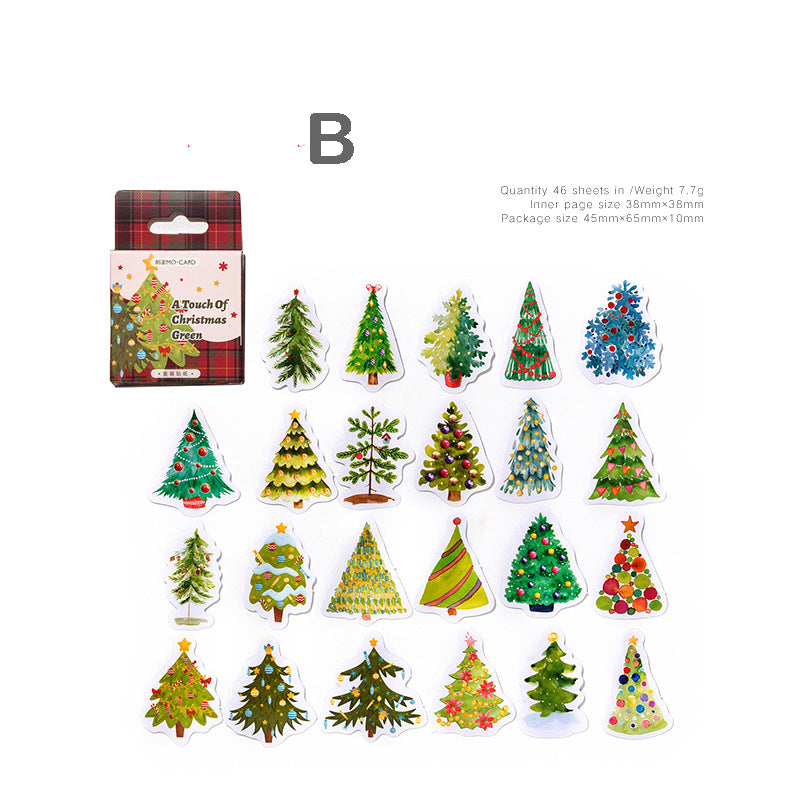 Christmas Small Stickers Box 46pcs