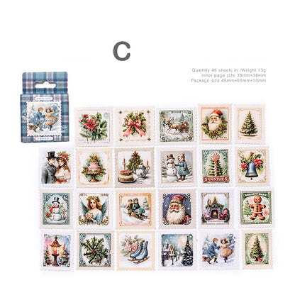 Christmas Small Stickers Box 46pcs