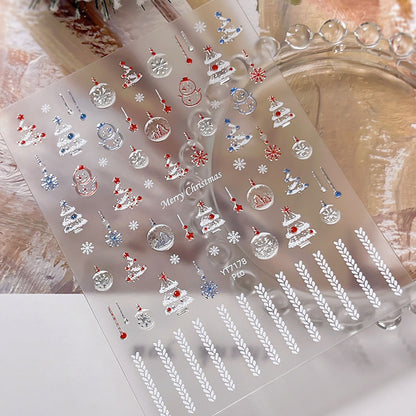 Christmas Snowball Mini Stickers