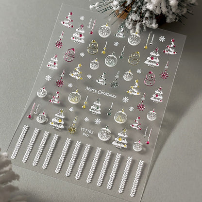 Christmas Snowball Mini Stickers