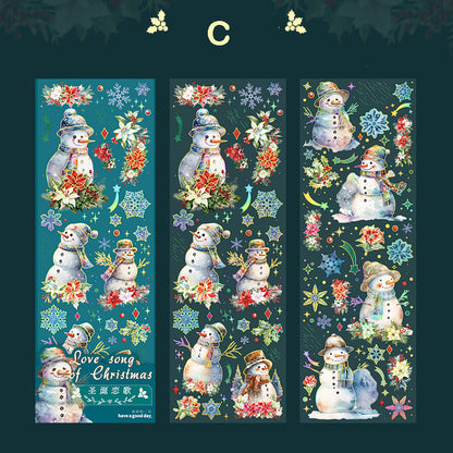 Christmas Song Series Stickers