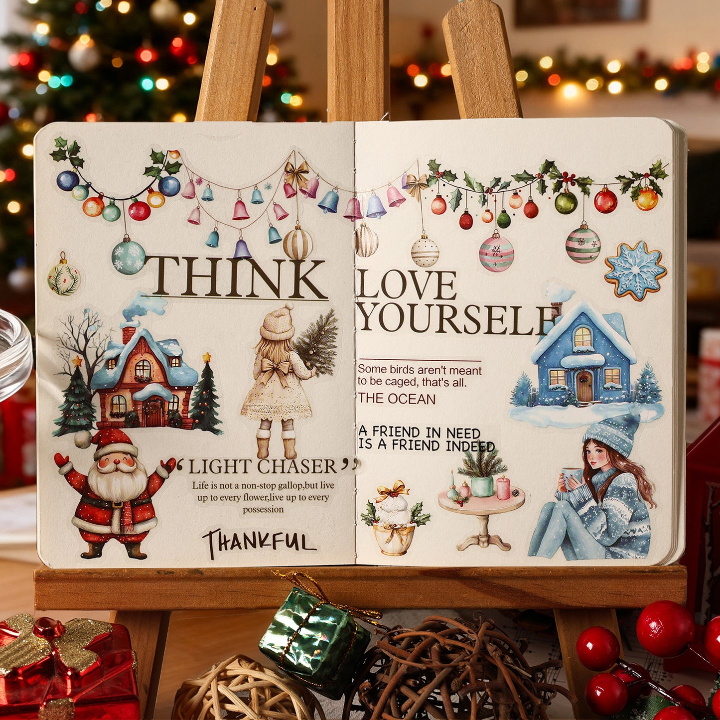 Christmas Sticker 6pcs