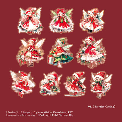 Christmas Surprise Stickers 10pcs