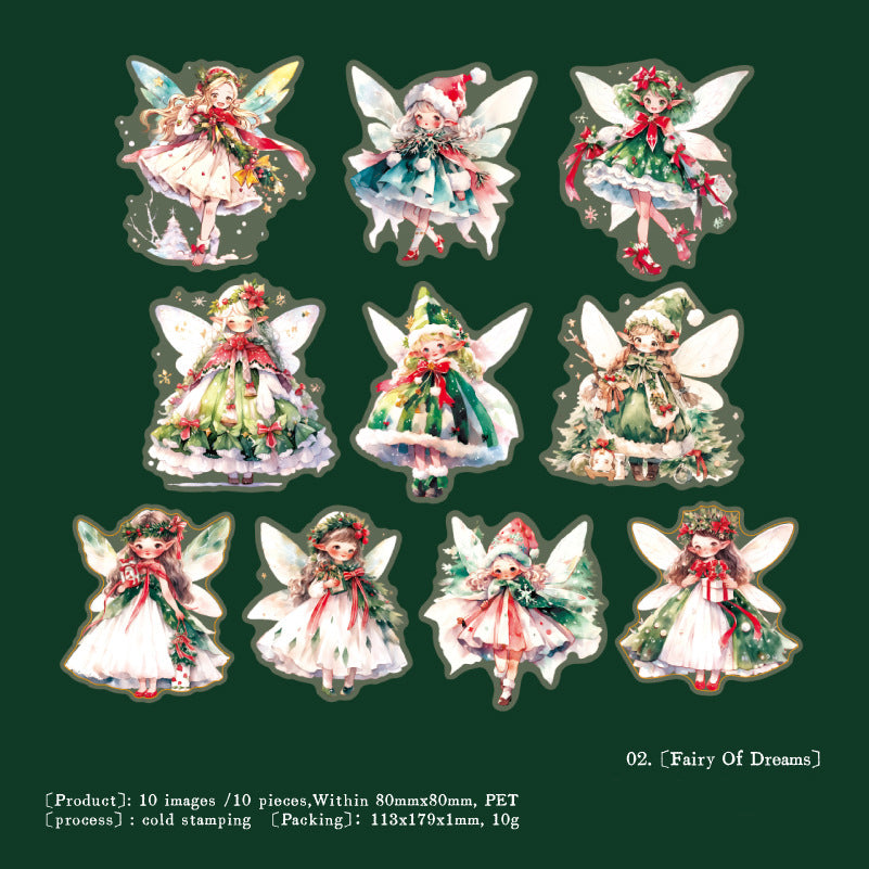 Christmas Surprise Stickers 10pcs