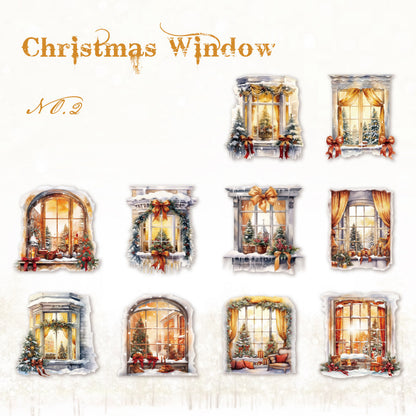 Christmas Window Stickers 30pcs