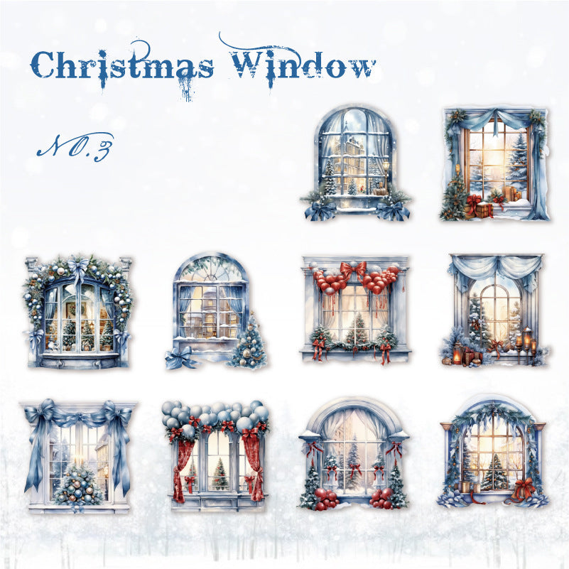 Christmas Window Stickers 30pcs