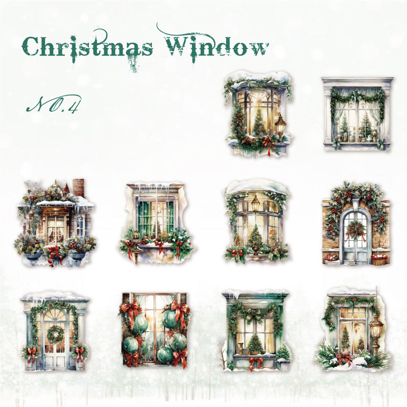 Christmas Window Stickers 30pcs