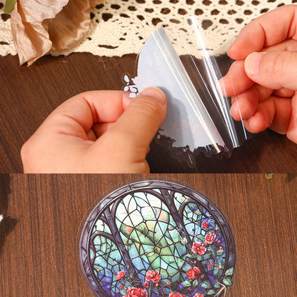 Church Window Stickers 16pcs