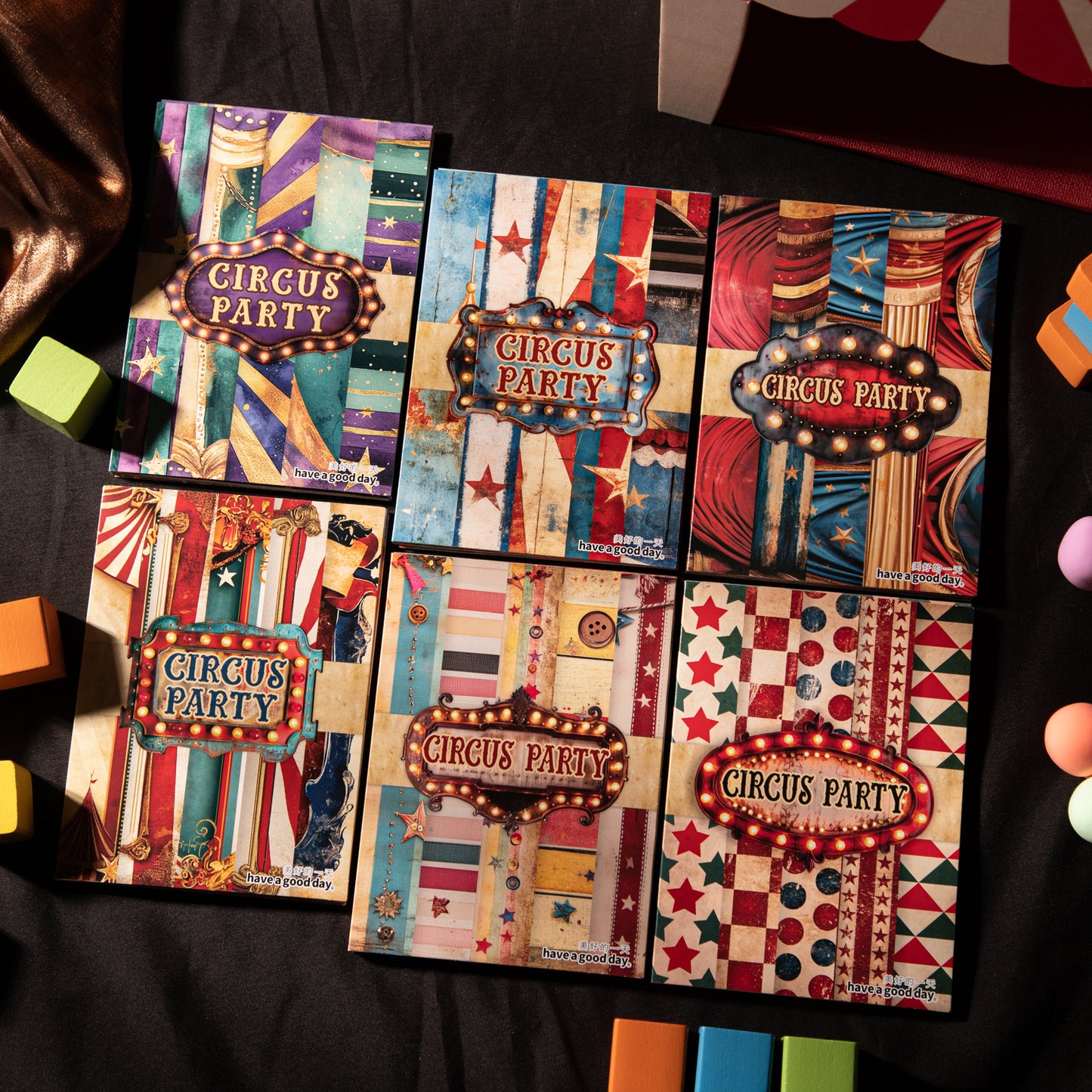 Circus Party Sticker 30pcs