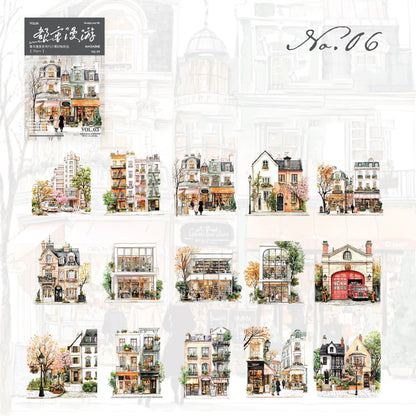 City Roaming Stickers 30pcs