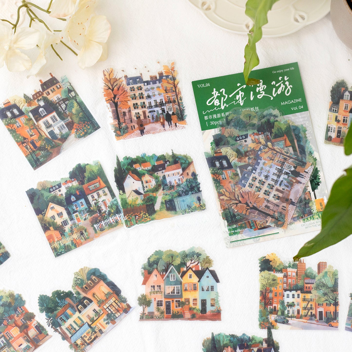 City Roaming Stickers 30pcs
