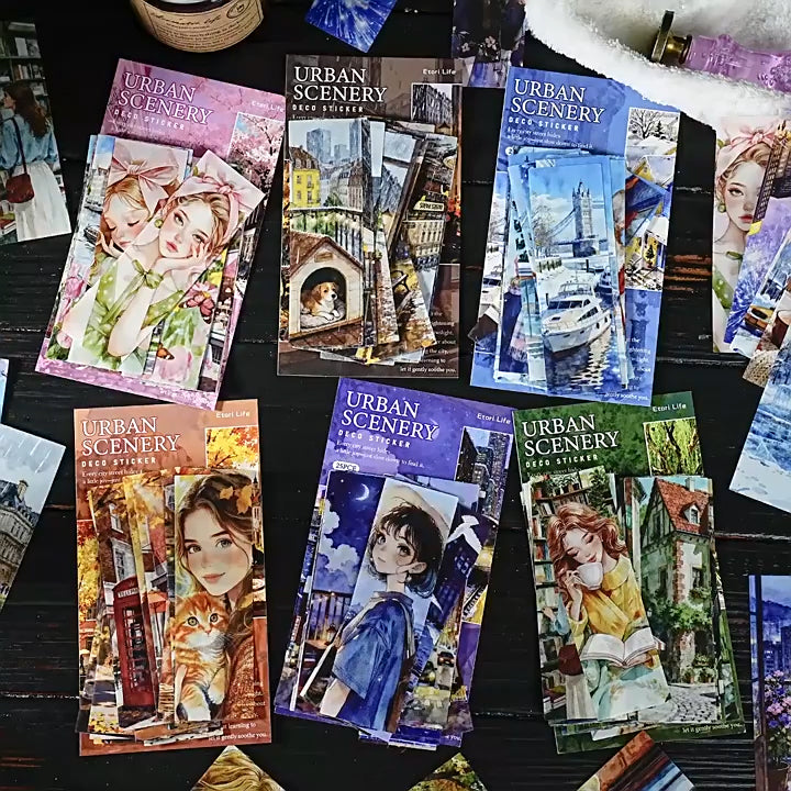 City Romance Sticker 25pcs