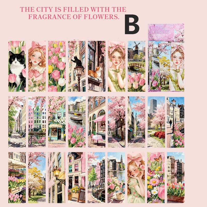 City Romance Sticker 25pcs