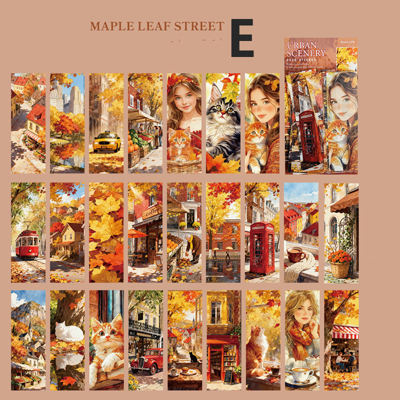 City Romance Sticker 25pcs