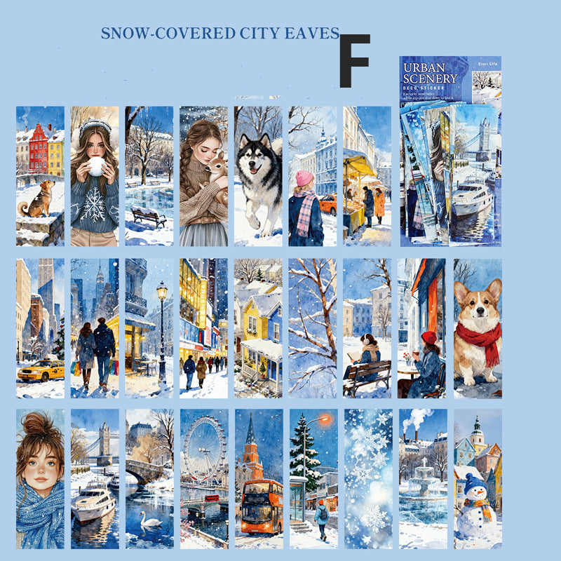 City Romance Sticker 25pcs