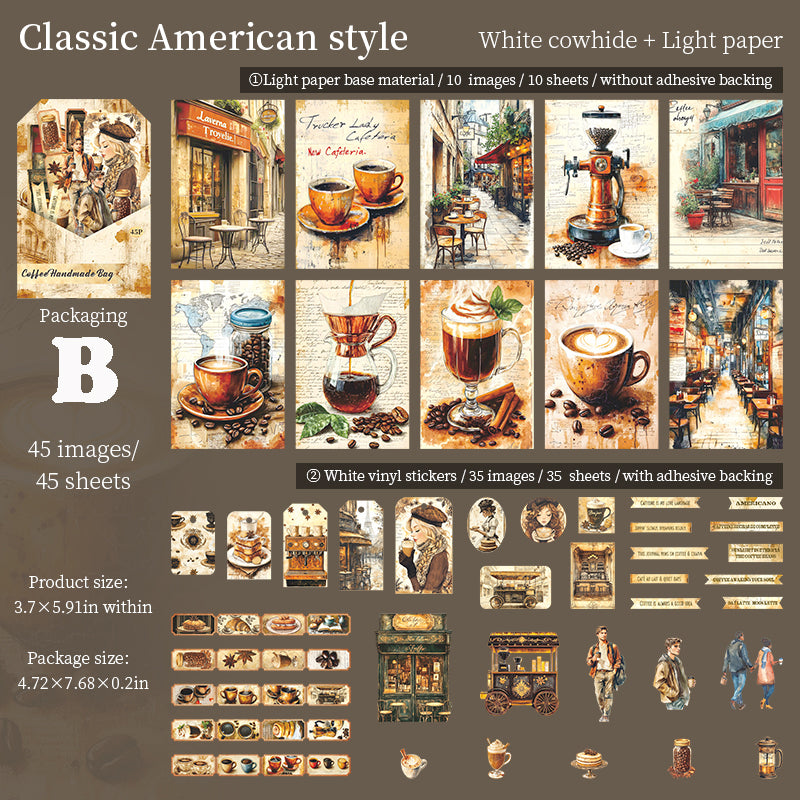 Coffee Theme Pack 45pcs