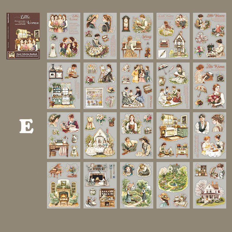 Classic Collection Sticker Book 20pcs