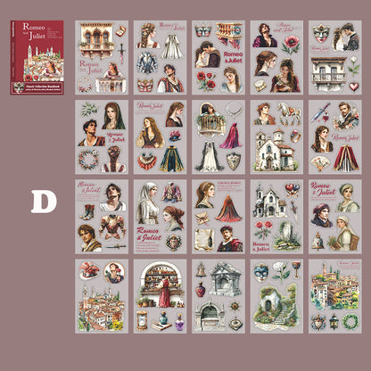 Classic Collection Sticker Book 20pcs