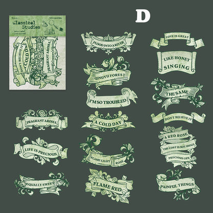 Classical Learning Sticker 30pcs