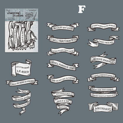 Classical Learning Sticker 30pcs