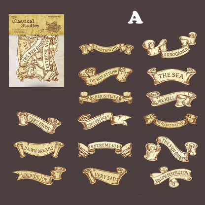 Classical Learning Sticker 30pcs