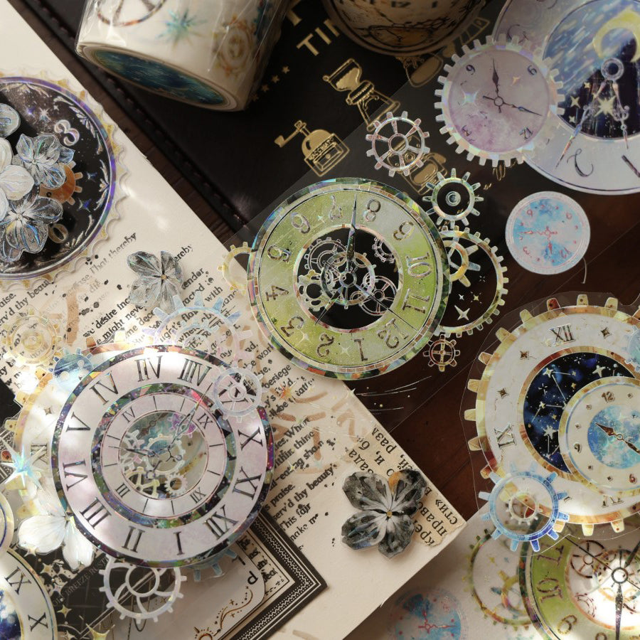 6cm*100cm Clocks and Gears Tape