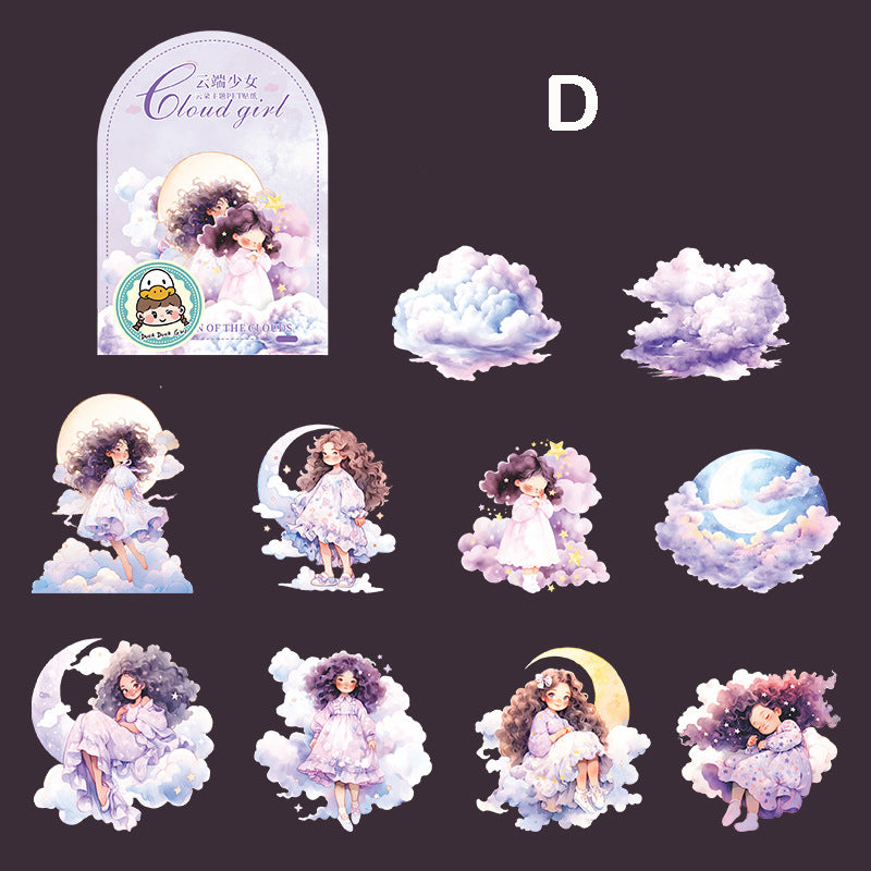 Cloud Girl Sticker 20pcs