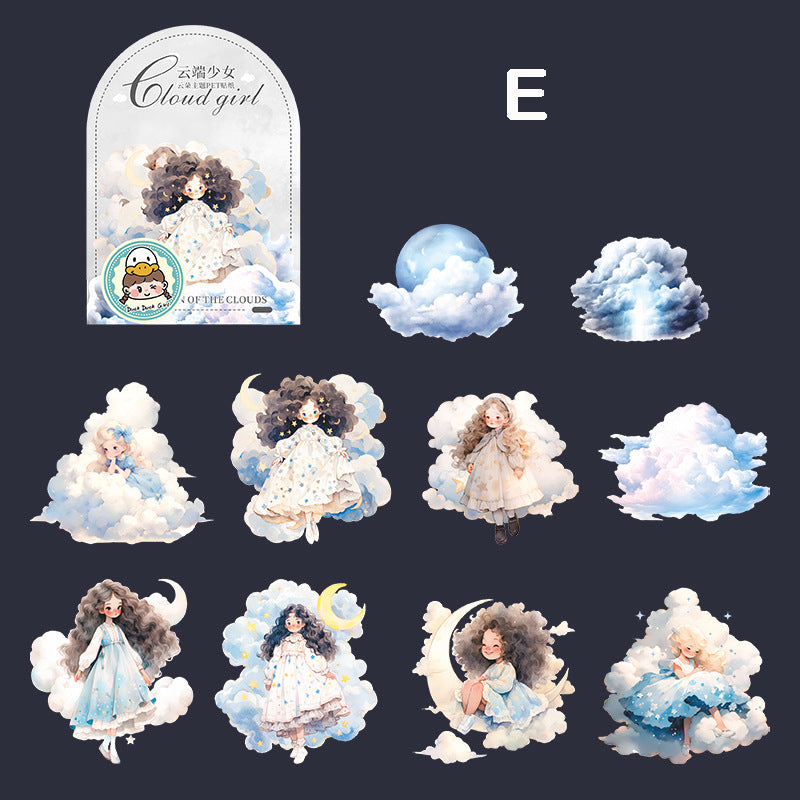 Cloud Girl Sticker 20pcs