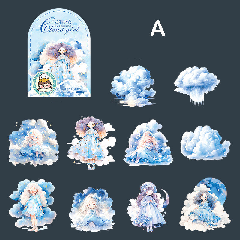 Cloud Girl Sticker 20pcs