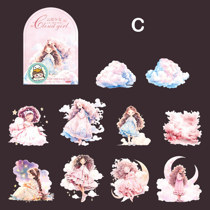 Cloud Girl Sticker 20pcs