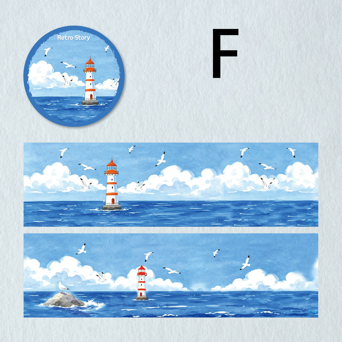 Coastline Letter Tape