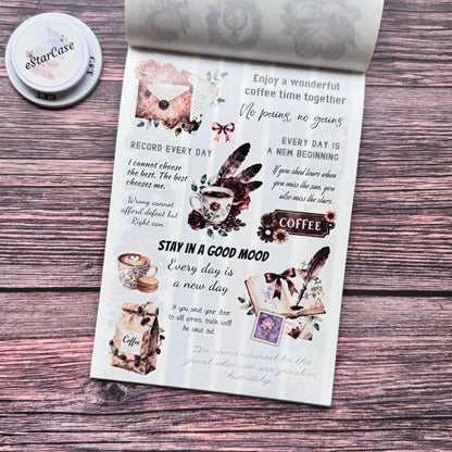 Coffee Daily Sticker Book