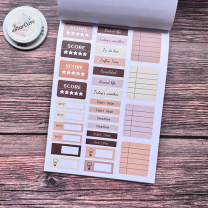 Coffee Daily Sticker Book