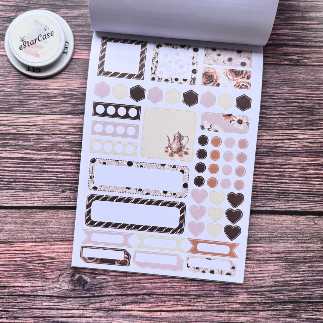 Coffee Daily Sticker Book