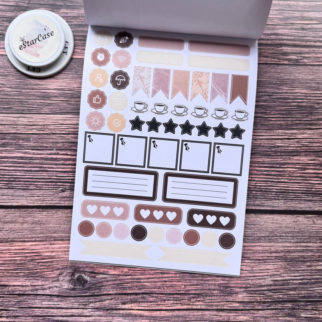 Coffee Daily Sticker Book
