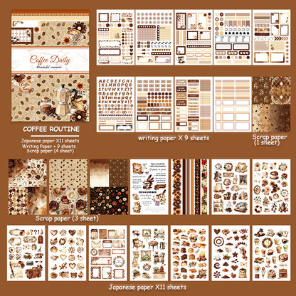 Coffee Daily Sticker Book