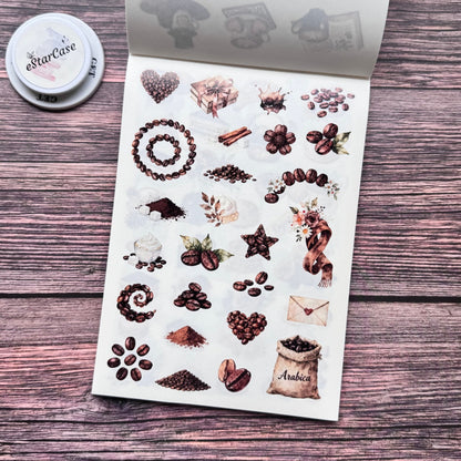 Coffee Daily Sticker Book
