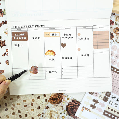 Coffee Daily Sticker Book