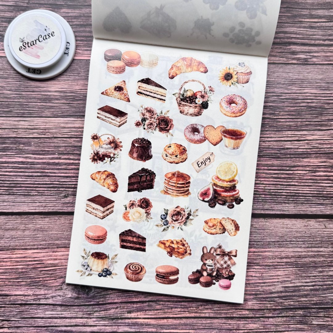 Coffee Daily Sticker Book