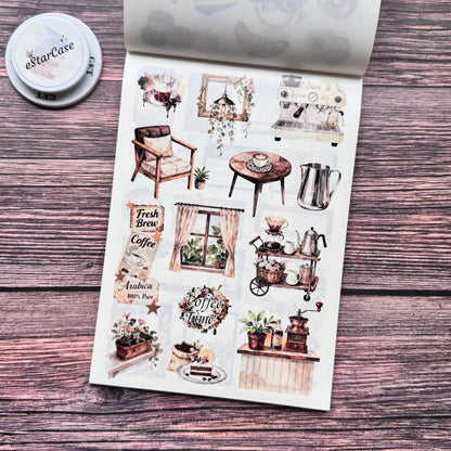 Coffee Daily Sticker Book
