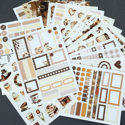 Coffee Daily Sticker Book