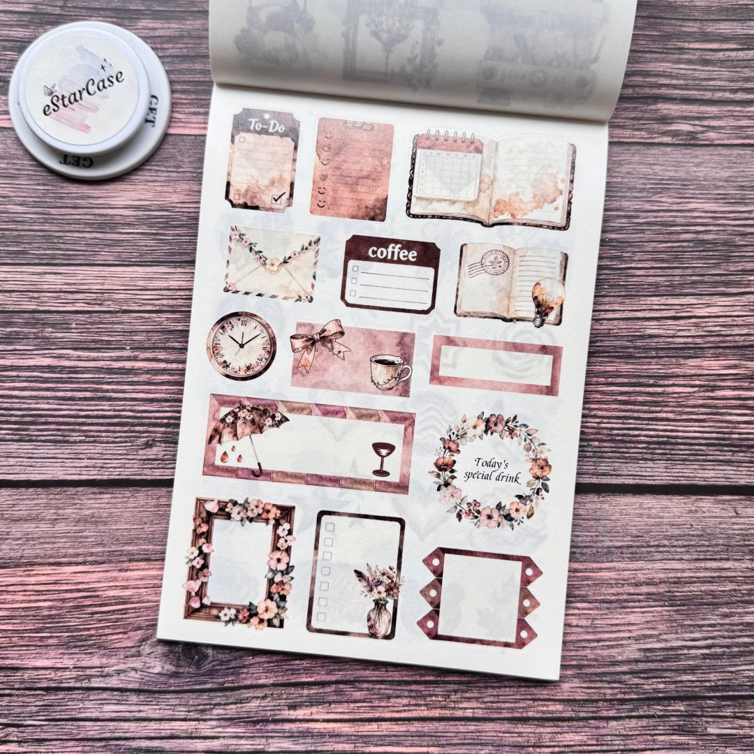 Coffee Daily Sticker Book