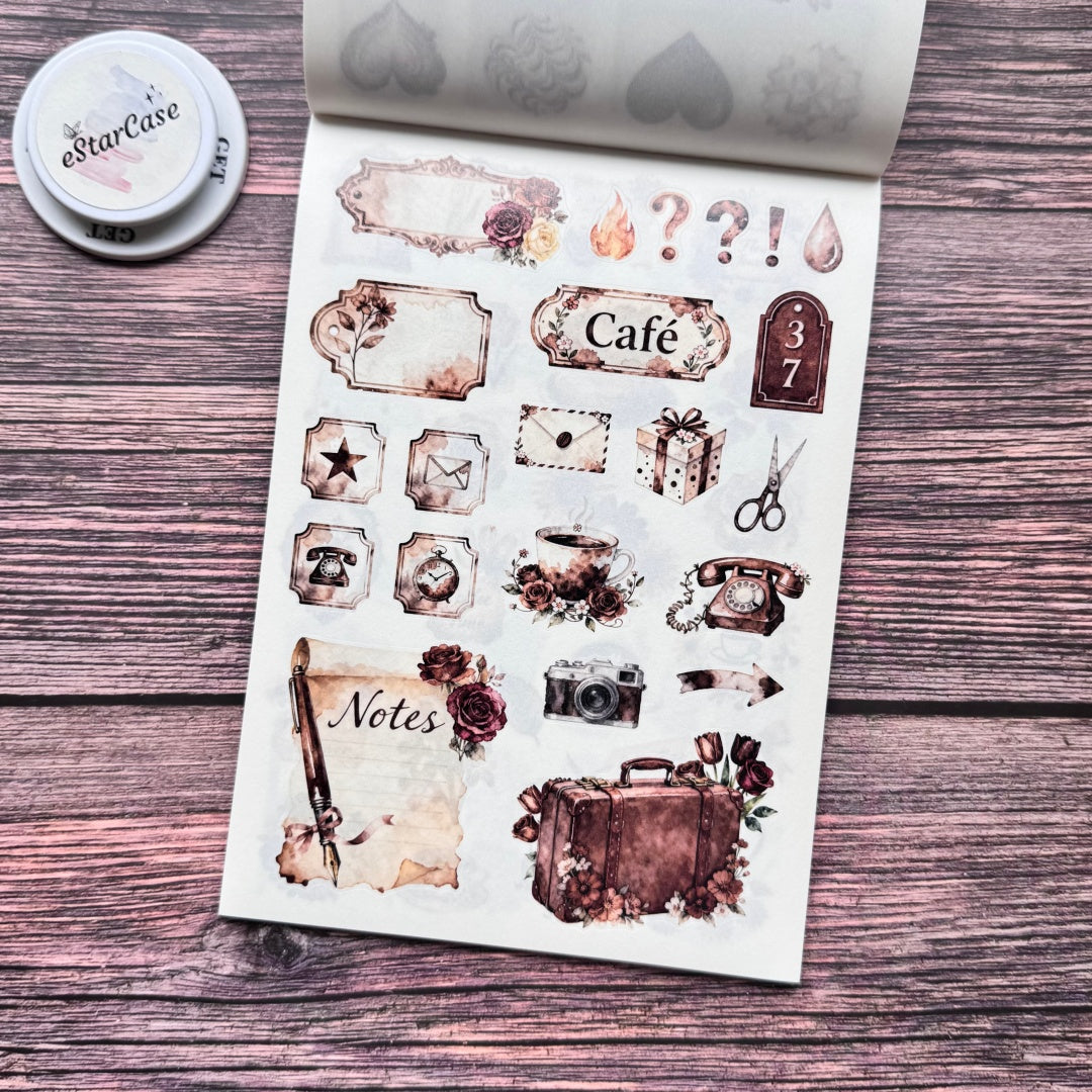 Coffee Daily Sticker Book