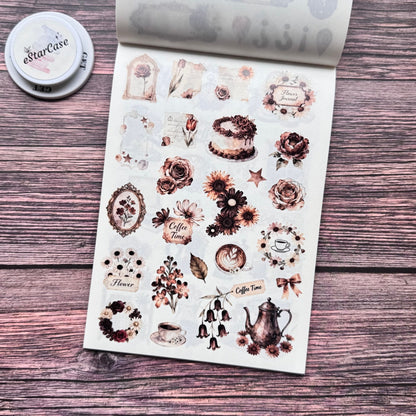 Coffee Daily Sticker Book