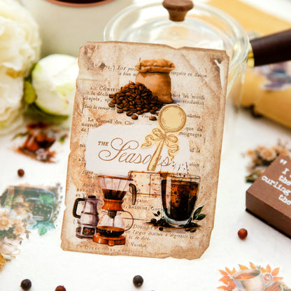 Coffee Diary Theme Stickers 30pcs