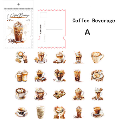 Coffee Life Sticker 20pcs