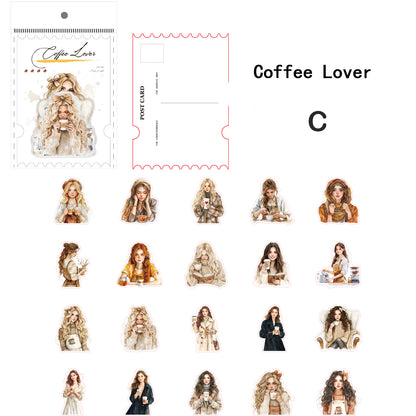 Coffee Life Sticker 20pcs
