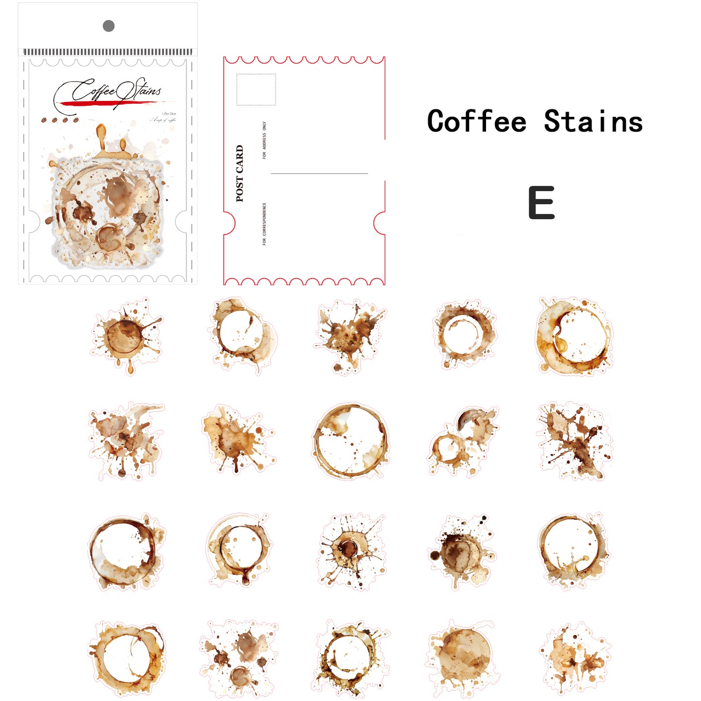 Coffee Life Sticker 20pcs